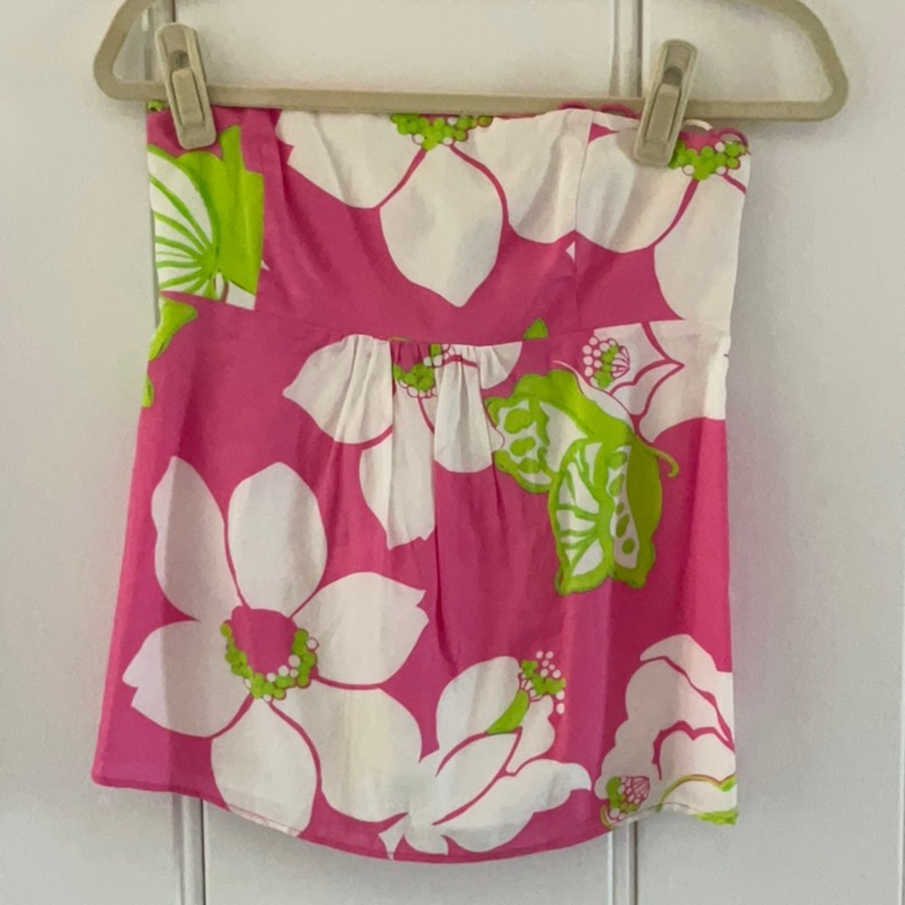 Strapless Lilly Pulitzer top. Percy condition
